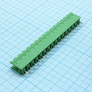 2EDGV-5.0-16P-14-00A(H) - Разъемный клеммный блок на плату, 16 контактов. Серия 2EDGV-5.0