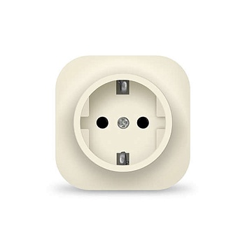 Розетка 1-м ОП 16А IP20 с заземл. сл. кость 1433