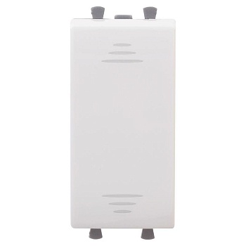 Переключатель модульный, "Avanti", "Белое облако", 1 модуль 4400111