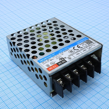 LM15-23B12 - Преобразователь AC-DC, 15Вт, вход 85...305В AC 47...63 Гц, выход 12В/1.3А, изоляция 4000В AC, в корпусе на шасси, -30...+70°C
