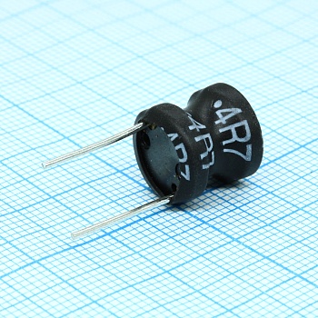 RLB1314-4R7ML - Индуктивность проволочная, радиальная, на ферритовом сердечнике 4.7uH 20% 1KHz 100Q-Factor Ferrite 4.7A 9mOhm DCR RDL Bag