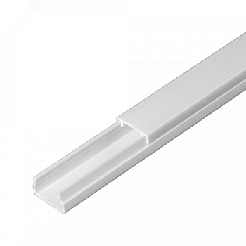 Кабель-канал 15х10 L2000 с двойным замком бел. PR.0325201