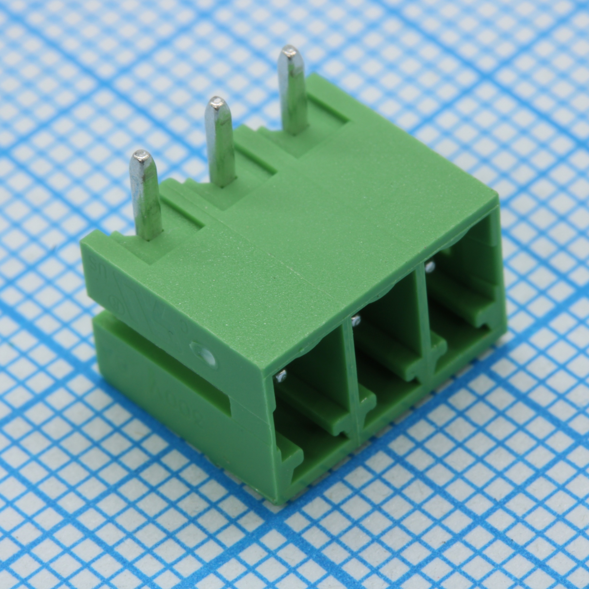 ECH350R-03P - Колодка клеммная (розетка) на плату 3 контакт(ов) шаг 3.50 мм 300В 8А