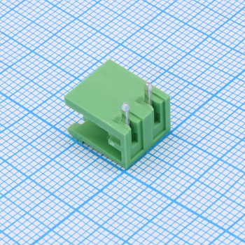 2EDGR-5.0-02P-14-100 - Разъемный клеммный блок на плату, 2 контакта. Серия 2EDGR-5.0