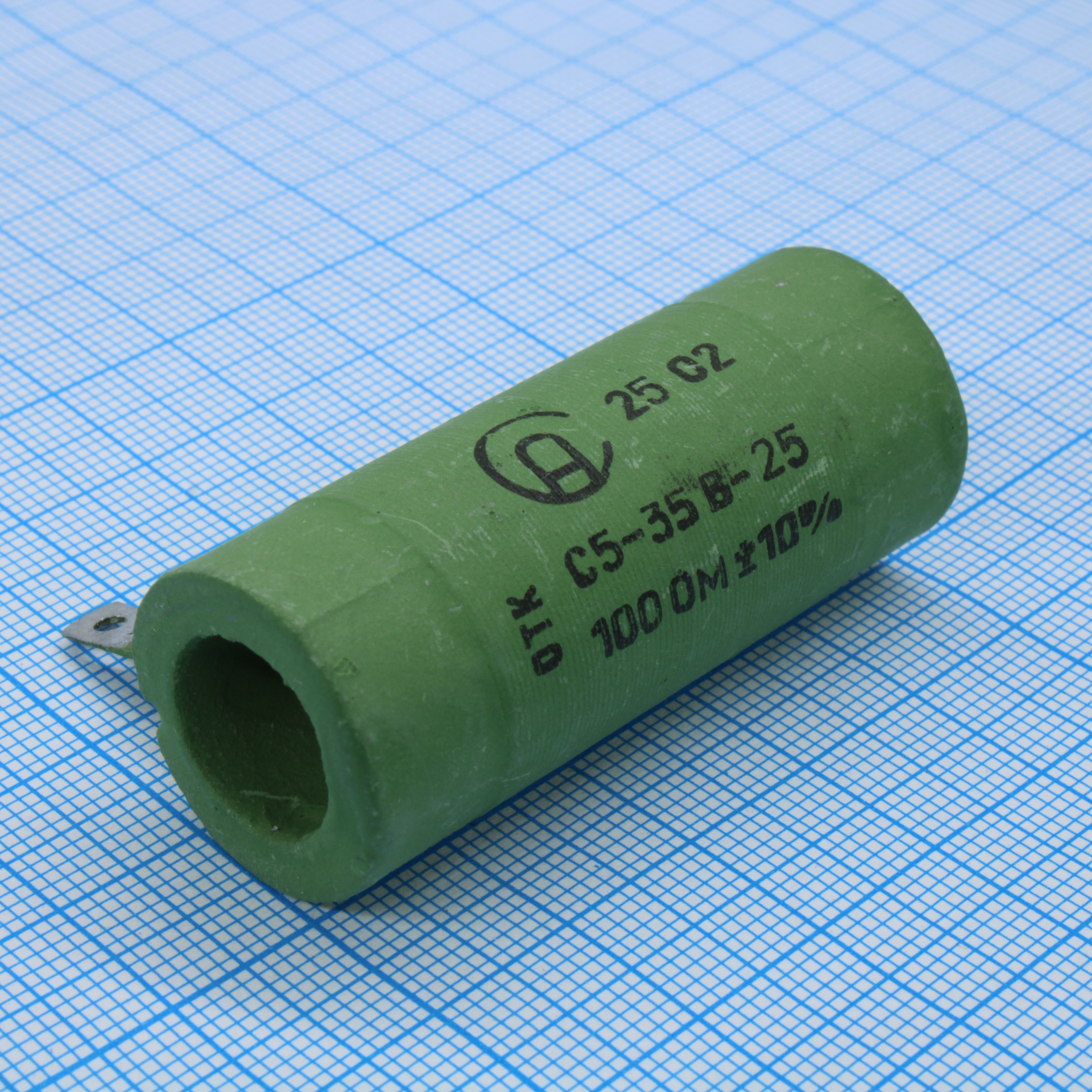 С5-35В 25    100 ±10% - Проволочный постоянный резистор 100 Ом 25Вт ±10%