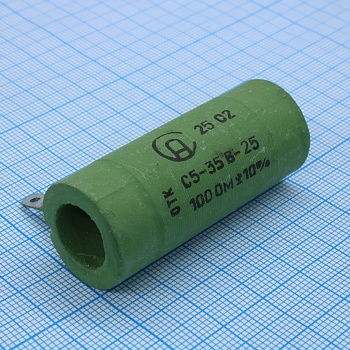 С5-35В 25    100 ±10% - Проволочный постоянный резистор 100 Ом 25Вт ±10%