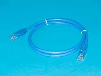 SC03-8P8C1-B - Патч-корд кат.5е, 1м, синий