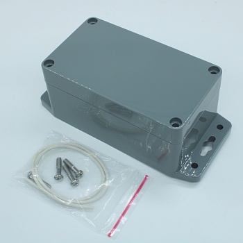 G308MF - Герметичный корпус из прочного ABS пластика с фланцем, IP65, темно-серый