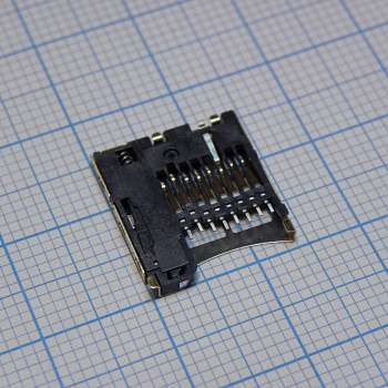 473521001 - Держатель карты памяти, Серия 47352, Micro SD, 8 контакт(-ов), Медь, Контакты с Покрытием из Золота