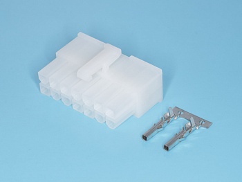 MF-14F - Разъем питания Mini-Fit 14 контактов, гнездо на кабель, шаг 4,2мм