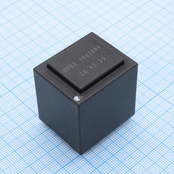 KSP-BVEI3063601 - Трансформатор питания 3.6ВА  230В 12В 300мА до+40°C (EI 30/23)34.3мм