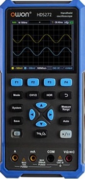 HDS272 - Портативный 2-х канальный осциллограф 70 МГц с мультиметром и русским интерфейсом