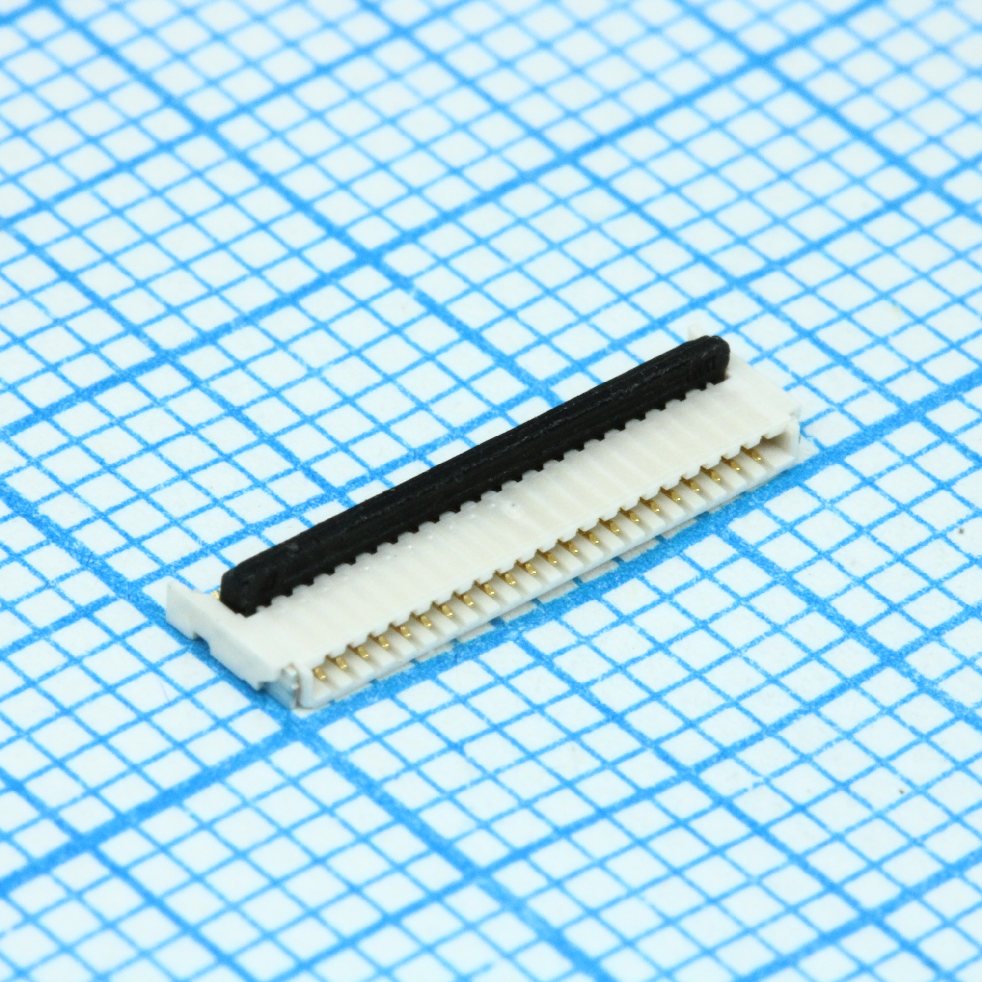 5034802200 - Коннектор  FPC 22 контакта шаг 0.5мм угловой для поверхностного монтажа лента на катушке