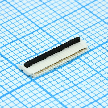 5034802200 - Коннектор  FPC 22 контакта шаг 0.5мм угловой для поверхностного монтажа лента на катушке