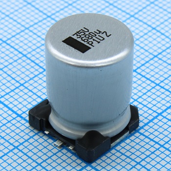 MAL215097013E3 - Конденсатор алюминиевый электролитический 680мкФ 35В ±20% (12.5 X 16мм) для поверхностного монтажа 0.06Ом 1007мА 3000час 105°С лента на катушке