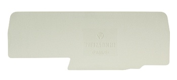 Пластина разд. TWFN 2,5 TKM D2/2 - Разделительная пластина, для клемм WKFN 2,5 TKM D2/2..., цвет: серый