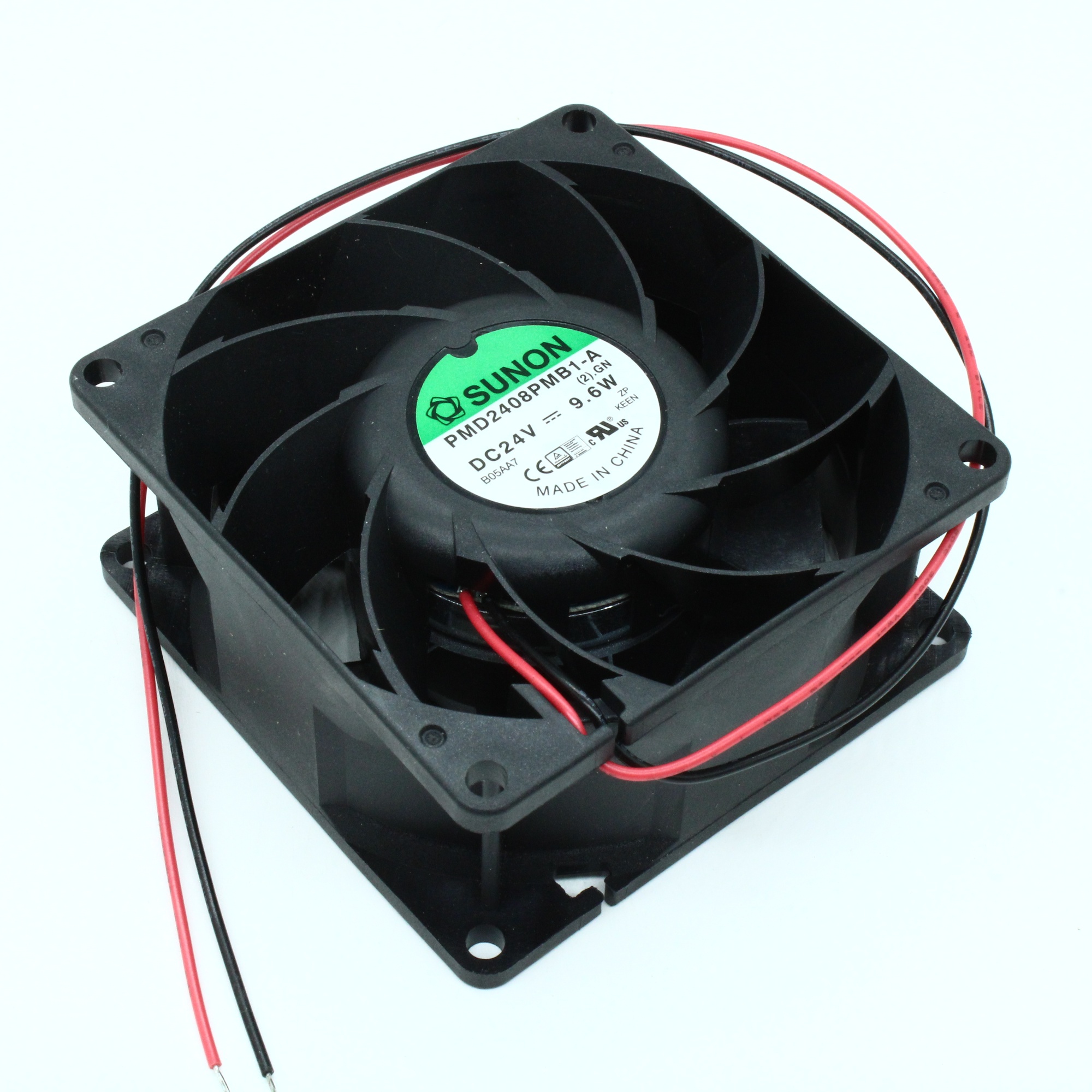 PMD2408PMB1-A.(2).GN - Вентилятор 24В 80x38 B 5700 об/мин, 142.9м3/час, 55.2дБ, подшипник качения