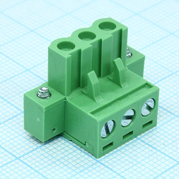 2EDGKM-5.0-03P-14-00A(H) - Разъемный клеммный блок, 3 контакта шаг 5.0мм