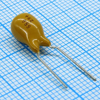 TS19001E680KSB0B0R - Танталовый конденсатор 68мкф 25В 10% (6.5х11mm) Radial 5.08mm, россыпь