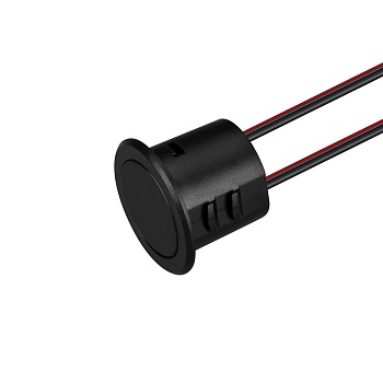 Диммер SR-NAVE-RECESSED-R18-BK (12-24V, 48-96W, M-FC) 046120 - Питание/рабочее напряжение DC 12-24 В, максимальный ток 4 А на канал, 1 канал, максимальная мощность 48-96 Вт. реагирует на прикосновение к кнопке, короткое нажатие - вкл/выкл, долгое нажатие 