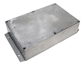 G124MFBK - Герметичный алюминиевый корпус с фланцами, IP65, черный