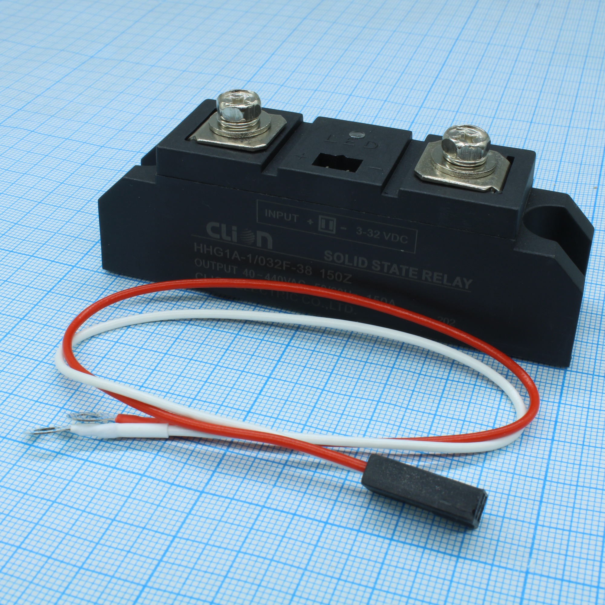 HHG1A-1/032F-38-150A - Реле твердотельное 3-32В, 150A/440VAC (zero-cross)