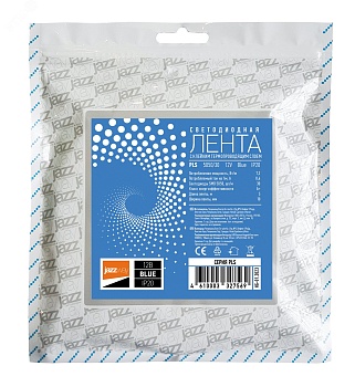 Лента светодиодная LEDx30/м 5м 7.2Вт 12В IP20 синий 327569