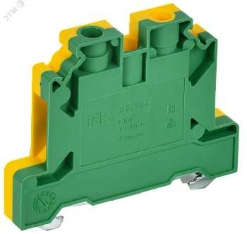 Колодка клеммная CTS-PEN земля 6мм2 желто-зеленая YCT11-00-K52-006