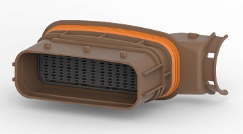 6-1718323-1 - Корпус разъема трехрядный (вилка) на кабель