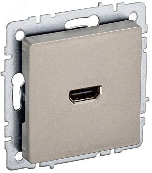 BRITE Розетка HDMI РHDMI-0-БрШ шампань BR-H10-K37