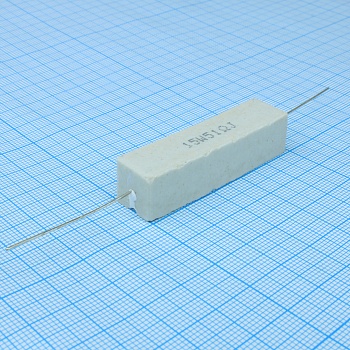 RX27-1 51 ОМ 15W 5% / SQP15 - Мощный постоянный резистор XIN HUA RX27-1 51 Ом 15W 5% / SQP15, керамо-цементный корпус