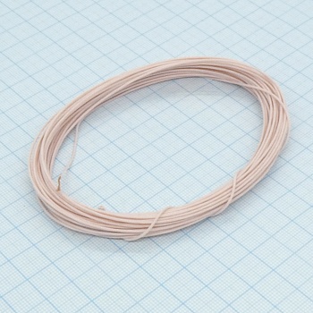 Провод  МГТФ  0.2   моток 10м - М-монтажный Г-гибкий Т-термостойкий Ф-изоляция из фторопласта