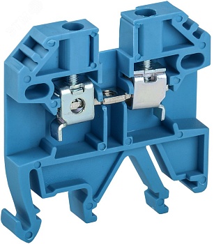 Клемма винтовая КВИ-2.5кв.мм синяя YZN30-002-K07