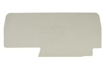 Пластина разд. TWFN 4 D1/2/35 - Разделительная пластина, для клемм WKFN 4 D1/2..., цвет: серый