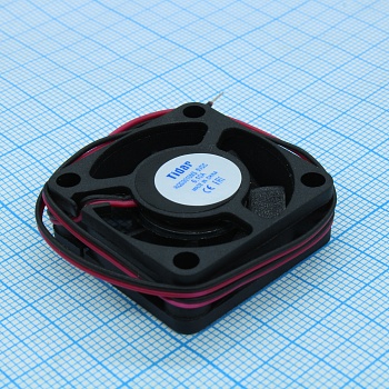 RQD 3010MS 5VDC - Вентилятор 5В 30x30х10мм, 10000 об/мин, 5.39м3/час, 23дБ, подшипник скольжения, тип вывода - провод