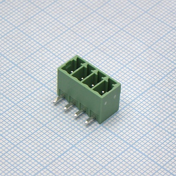15EDGRC-3.5-04P-14-00A(H) - Разъемный клеммный блок на плату, 4 контакта. Серия 15EDGRC-3.5