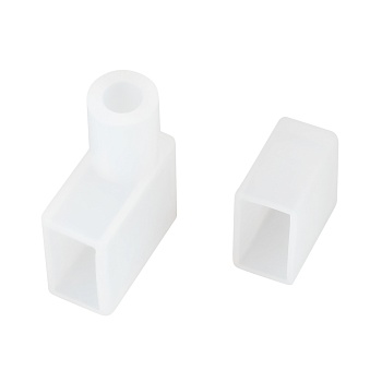 Заглушка MOONLIGHT-CAP-06x12mm-BOTTOM-S-SET 041060 - Комплект силиконовых заглушек для гибкого неона MOONLIGHT, сечение 12х6 мм. В комплекте заглушка с выводом под кабель питания (вверх/вниз относительно линии сечения ленты) и глухая заглушка. Использоват
