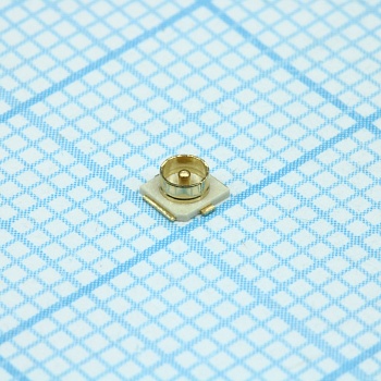 734120114 - Conn Micro Coaxial RCP 0Hz to 6GHz 50Ohm Solder ST SMD Gold Embossed T/R