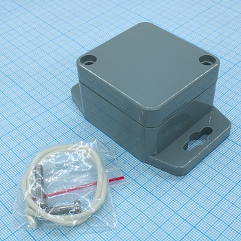 G362MF - Герметичный корпус из прочного ABS пластика с фланцем, IP65, темно-серый