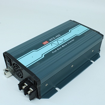 NTS-450-224EU - DC-AC, 450Вт, Рпик=675Вт, Uвх=20…33В DC, Uвых=220В АС, КГИ<3%, КПД 93%, изоляция 3000В AC, в кожухе 210х130х55мм, вес 1.3кг, -25…+70°С