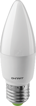 Лампа светодиодная LED 10вт Е27 дневной матовая свеча 21213