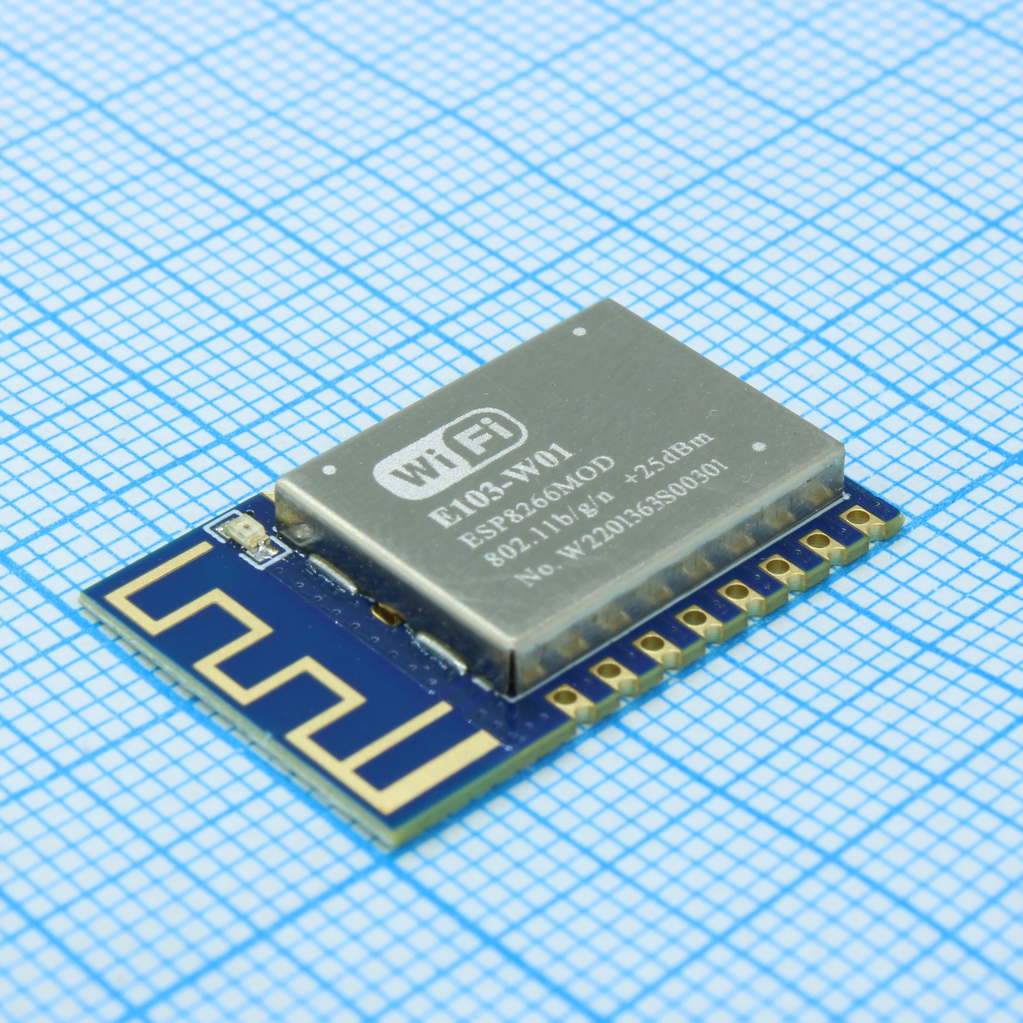 E103-W01 - Модуль Wi-Fi UART 2.4ГГц 20дБм питание 3.0....3.6В