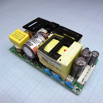 RPS-200-48 - AC-DC, med, 201.6Вт (144 Вт без обдува), ККМ, вход 80…264В AC 47…63Гц, 113…370B DC, выход 48В/4.2А, рег. вых. 45.6…50.4В, изоляция 4000В AC, на плате 103.4х62х40мм, -30…+70°С, выход на вентилятор 12В/0.5А