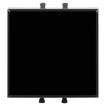 Выключатель модульный 1-кл. 2мод. Avanti "Черный квадрат" 16А IP20 черн. 4402102