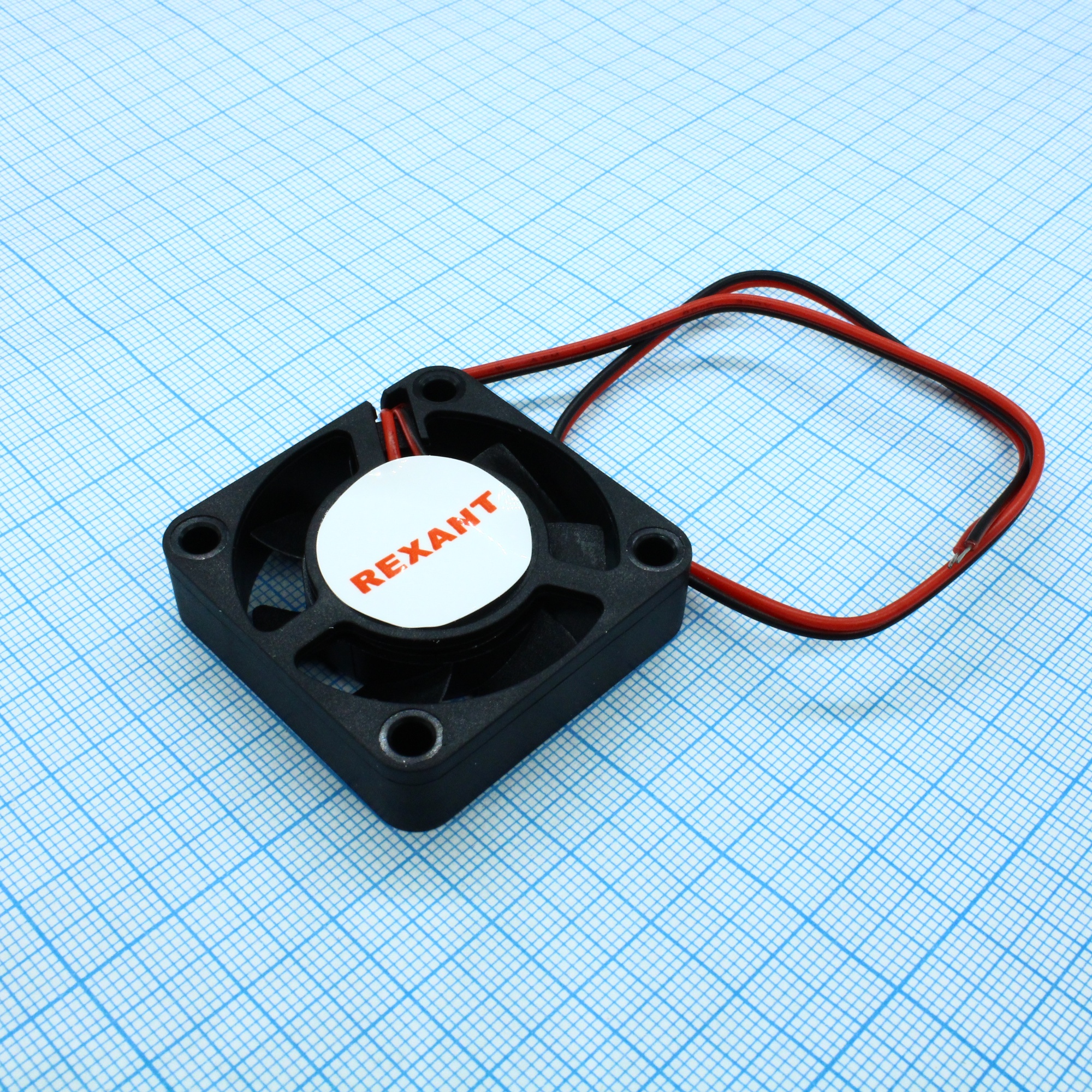 RX 4010MS 24VDC - Вентилятор 24В 40x40х10 S 4800 об/мин., 9,6м3/час, 20дБ, подшипник скольжения, тип вывода - провод