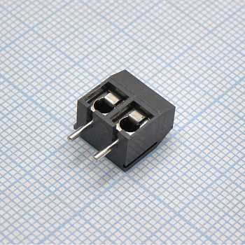 DG301-5.0-02P-11-00A(H) - Винтовой клеммный блок с защитой провода, 2 контакта. Серия DG301-5.0