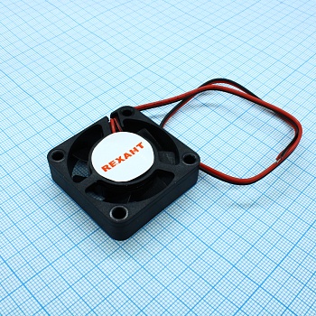 RX 4010MS 24VDC - Вентилятор 24В 40x40х10 S 4800 об/мин., 9,6м3/час, 20дБ, подшипник скольжения, тип вывода - провод