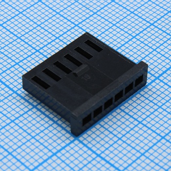 L-KLS1-XL5-2.54-1X06-FH - Корпус разъема 6 контактов шаг 2.5мм
