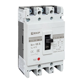 Выключатель автоматический ВА-99М 100/125А 3P 35кА EKF PROxima(кр.1шт)