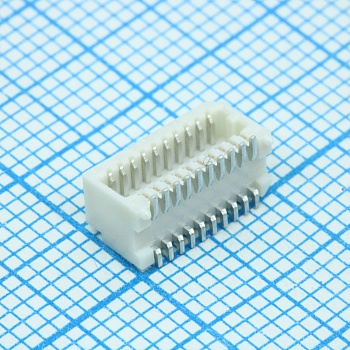 533092071 - Межплатный соединитель SlimStack 20 контактов шаг 0.8мм вилка угловой